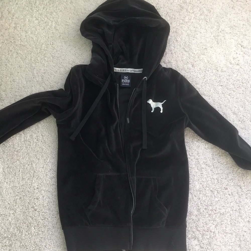 Black Victorias Secret Pink Jacket